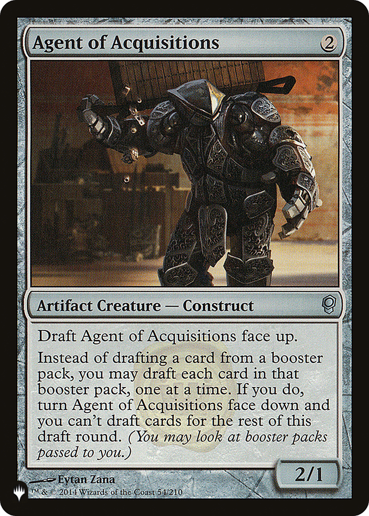 Agent of Acquisitions [The List] - Card Brawlers