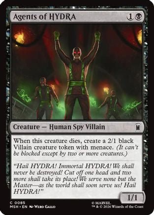 Agents of HYDRA (MSH-085) - Marvel Super Heroes - Card Brawlers
