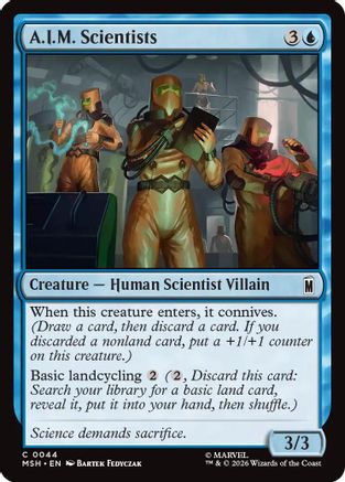 A.I.M. Scientists (MSH-044) - Marvel Super Heroes Foil - Card Brawlers