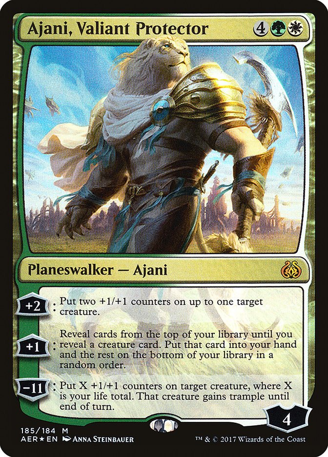 Ajani, Valiant Protector [Aether Revolt] - Card Brawlers