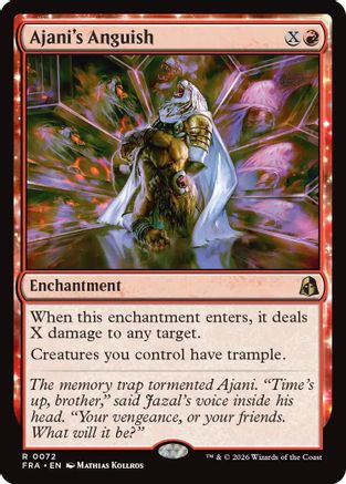 Ajani's Anguish (FRA-072) - Reality Fracture - Card Brawlers