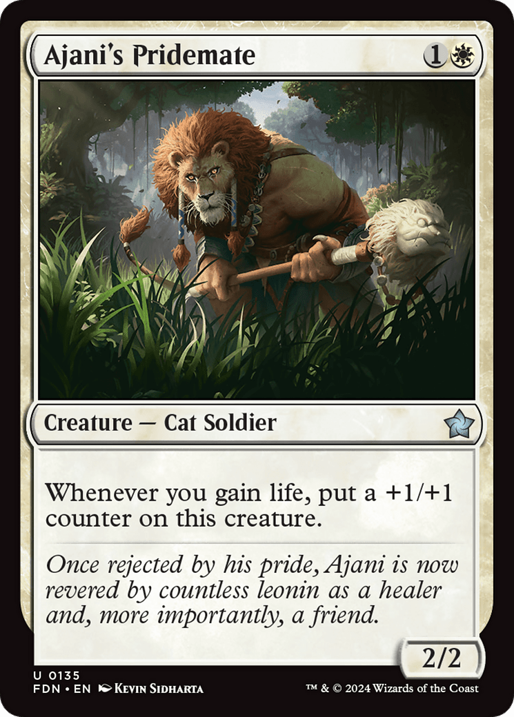 Ajani's Pridemate [Foundations] - Card Brawlers