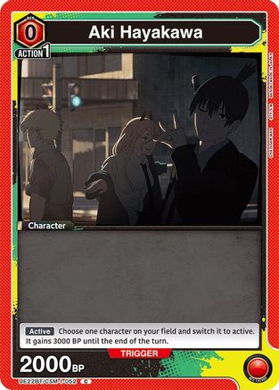 Aki Hayakawa (052) (UE22BT/CSM-1-052) - UE22BT CHAINSAW MAN - Card Brawlers