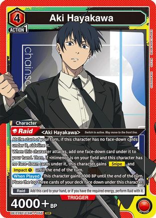 Aki Hayakawa (056) (UE22BT/CSM-1-056) - UE22BT CHAINSAW MAN Foil - Card Brawlers