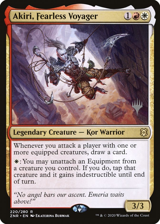 Akiri, Fearless Voyager (Promo Pack) [Zendikar Rising Promos] - Card Brawlers