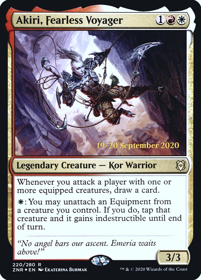 Akiri, Fearless Voyager [Zendikar Rising Prerelease Promos] - Card Brawlers