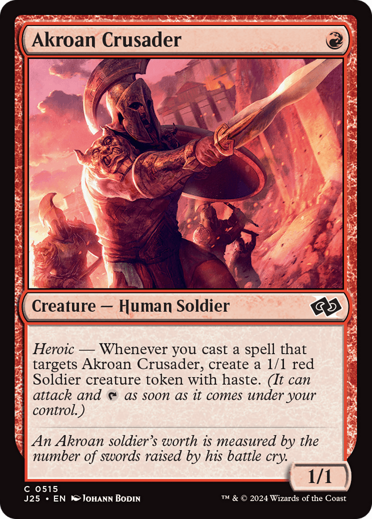Akroan Crusader [Foundations Jumpstart] - Card Brawlers