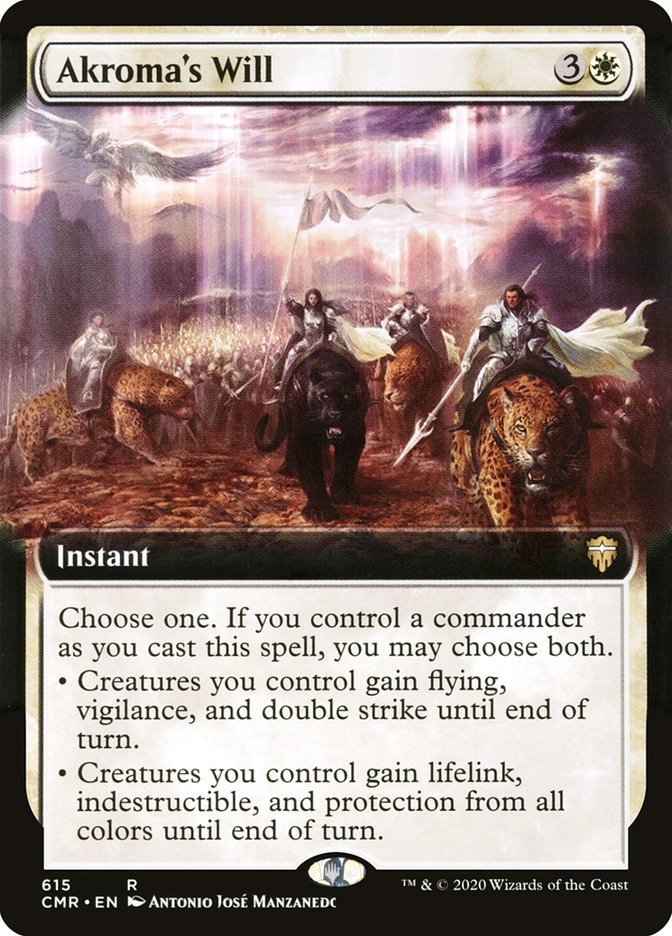 Akroma's Will (Extended Art) [Commander Legends] - Card Brawlers