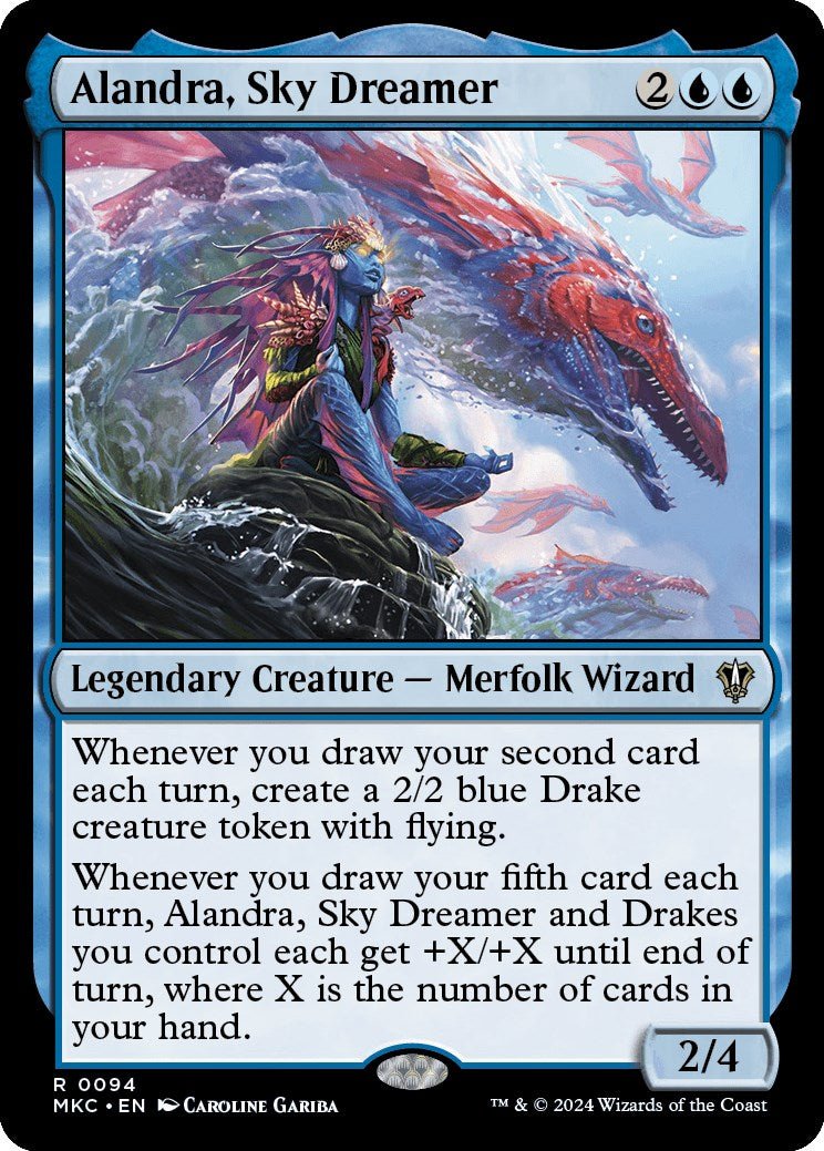 Alandra, Sky Dreamer [Murders at Karlov Manor Commander] - Card Brawlers