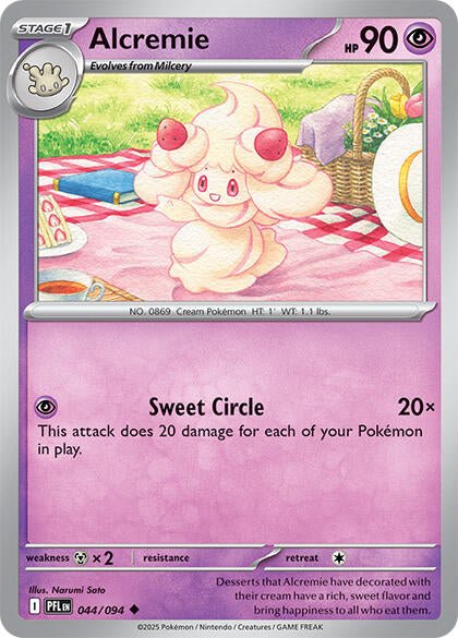 Alcremie (044/094) [Mega Evolution: Phantasmal Flames] - Card Brawlers