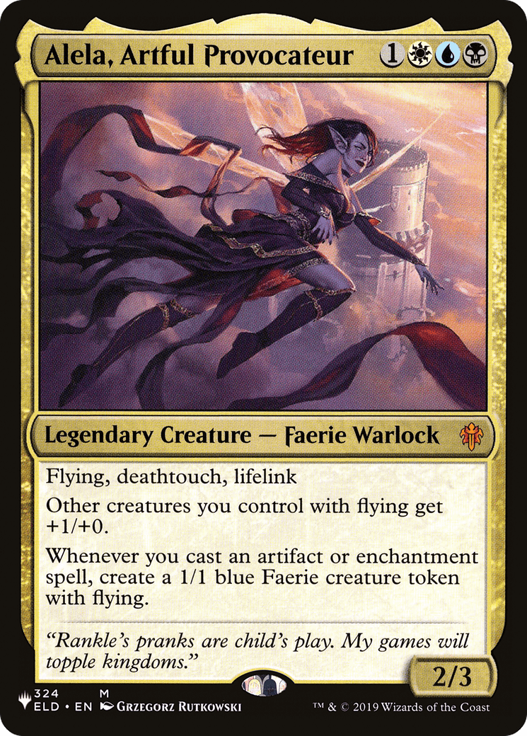 Alela, Artful Provocateur [The List] - Card Brawlers