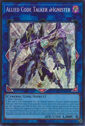 Allied Code Talker @Ignister (Secret Rare) (26LP-EN019) - Limited Pack World Championship 2026 1st Edition - Card Brawlers