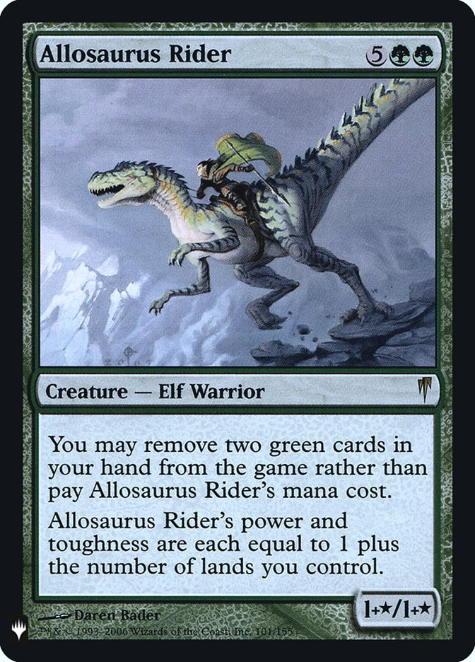 Allosaurus Rider [Mystery Booster] - Card Brawlers