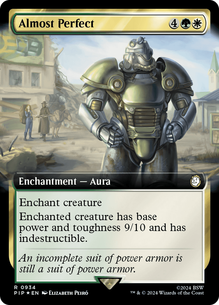 Almost Perfect (Extended Art) (Surge Foil) [Fallout] - Card Brawlers