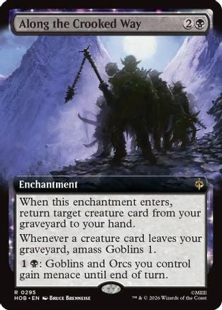 Along the Crooked Way (Extended Art) (HOB-295) - The Hobbit - Card Brawlers