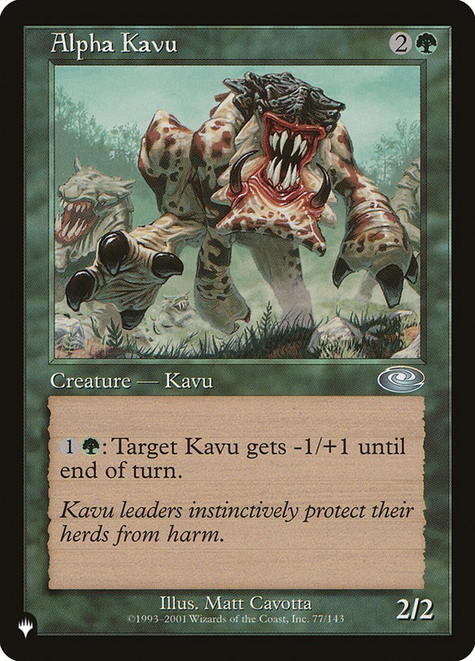 Alpha Kavu [The List] - Card Brawlers