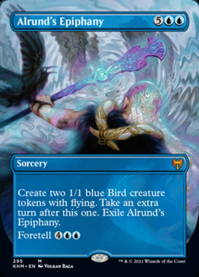 Alrund's Epiphany (Borderless Alternate Art) [Kaldheim] - Card Brawlers