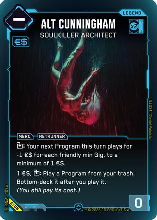 Alt Cunningham - Soulkiller Architect (Rare) (B106) - Welcome to Night City Beta Foil - Card Brawlers