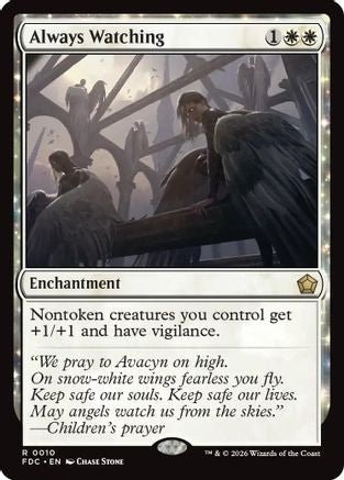Always Watching (FDC-010) - Commander: Foundations - Card Brawlers