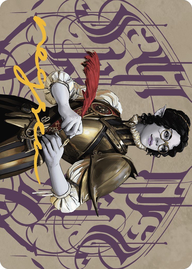 Amalia Benavides Aguirre Art Card (48/81) (Gold - Stamped Signature) [The Lost Caverns of Ixalan Art Series] - Card Brawlers