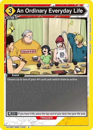 An Ordinary Everyday Life (UE19BT/SMD-1-039) - UE19BT SAKAMOTO DAYS - Card Brawlers