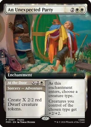 An Unexpected Party (Extended Art) (PRM-001) - Promo Pack: The Hobbit Foil - Card Brawlers