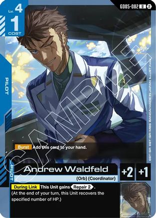 Andrew Waldfeld (GD05-082) - Freedom Ascension - Card Brawlers