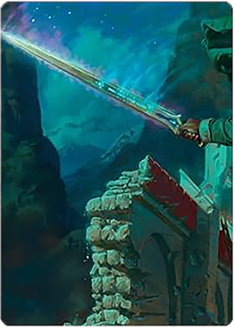 Anduril, Narsil Reforged Art Card [The Lord of the Rings: Tales of Middle - earth Art Series] - Card Brawlers