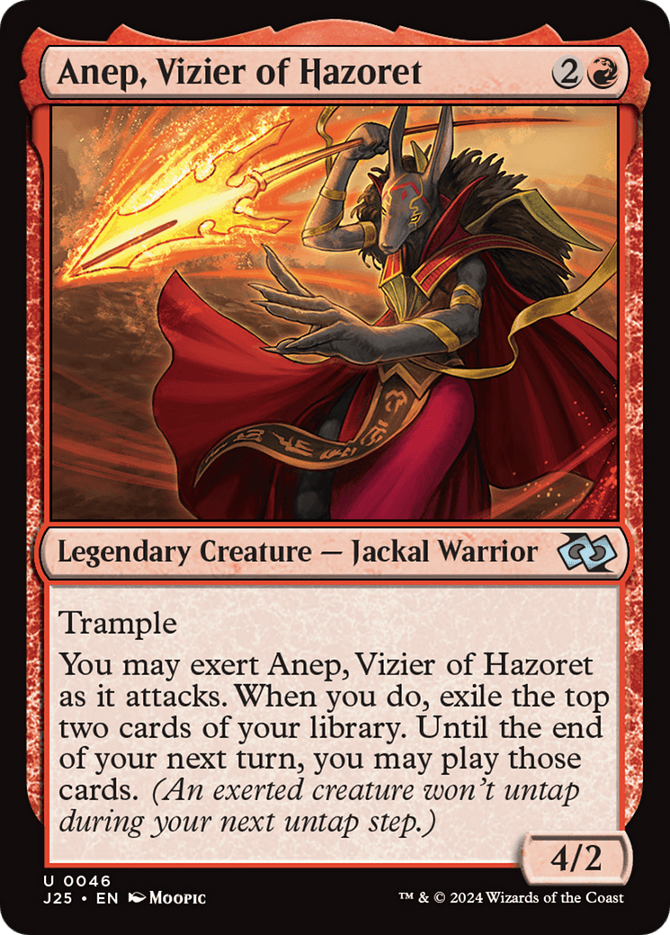 Anep, Vizier of Hazoret (Anime) [Foundations Jumpstart] - Card Brawlers
