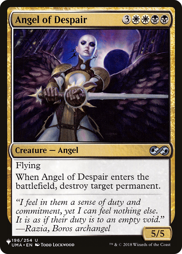 Angel of Despair [The List] - Card Brawlers