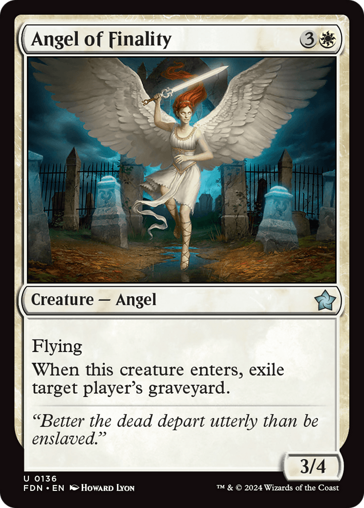 Angel of Finality [Foundations] - Card Brawlers