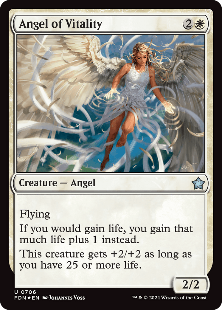 Angel of Vitality [Foundations] - Card Brawlers