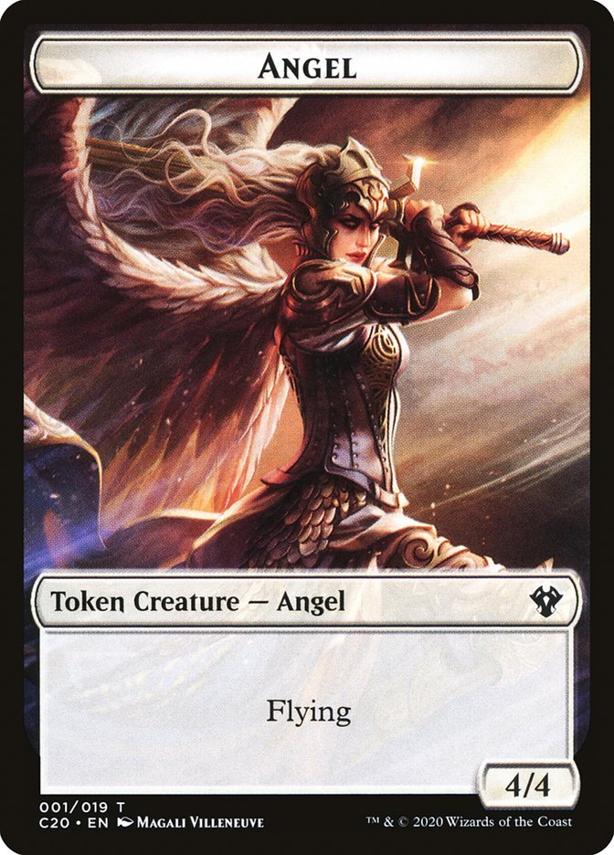 Angel Token [Commander 2020 Tokens] - Card Brawlers