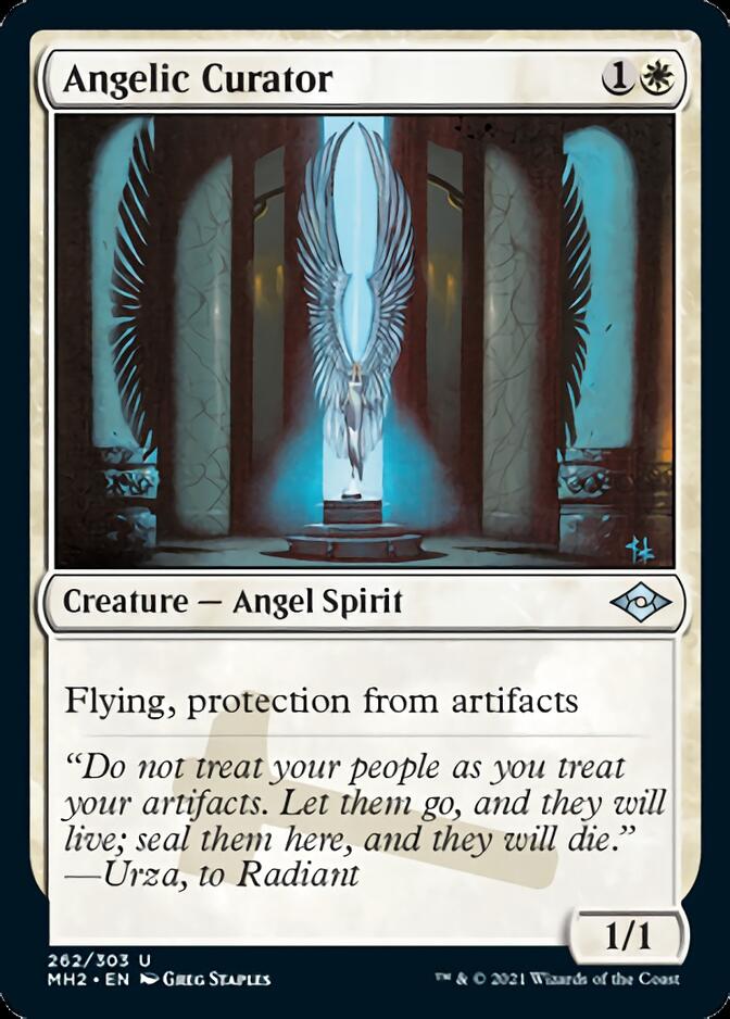 Angelic Curator (Foil Etched) [Modern Horizons 2] - Card Brawlers