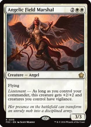 Angelic Field Marshal (FDC-015) - Commander: Foundations - Card Brawlers