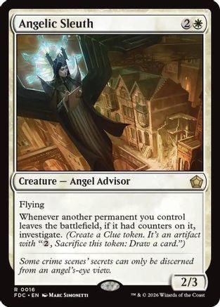 Angelic Sleuth (FDC-016) - Commander: Foundations - Card Brawlers