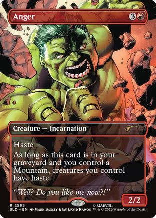 Anger (2595) (SLD-2595) - Secret Lair Drop Series - Card Brawlers