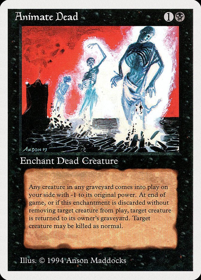 Animate Dead [Summer Magic / Edgar] - Card Brawlers
