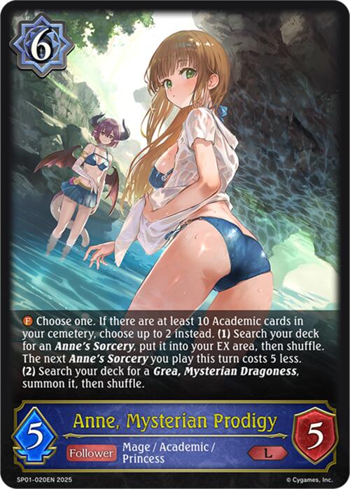 Anne, Mysterian Prodigy (SP01 - 020EN) [Seaside Memories] - Card Brawlers
