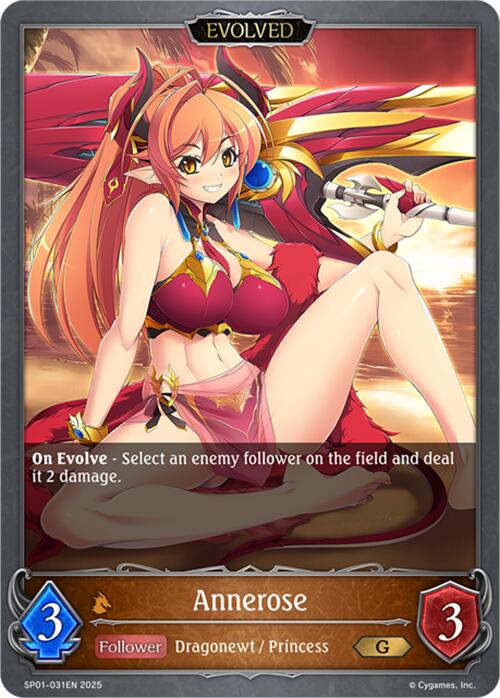 Annerose (Evolved) (SP01 - 031EN) [Seaside Memories] - Card Brawlers