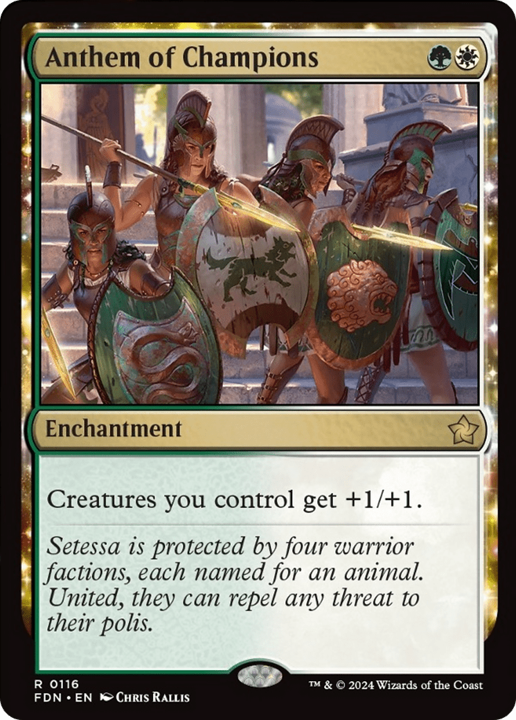 Anthem of Champions [Foundations] - Card Brawlers