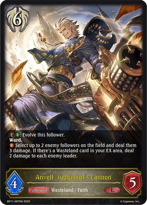 Anvelt, Judgment's Cannon (BP11 - 087EN) [Bullet of Fate] - Card Brawlers