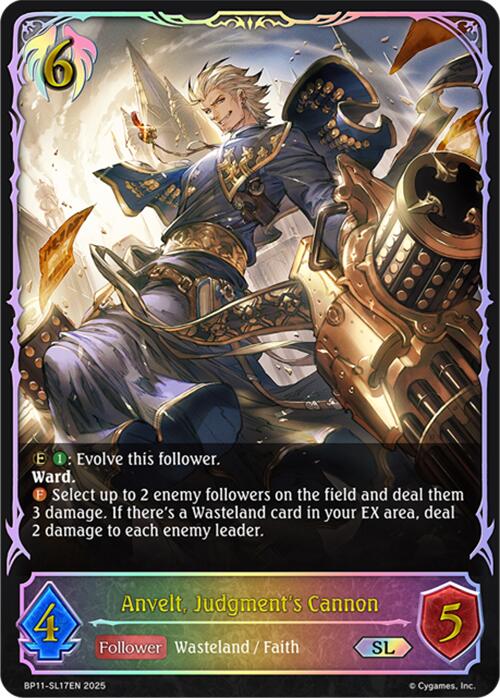 Anvelt, Judgment's Cannon (BP11 - SL17EN) [Bullet of Fate] - Card Brawlers