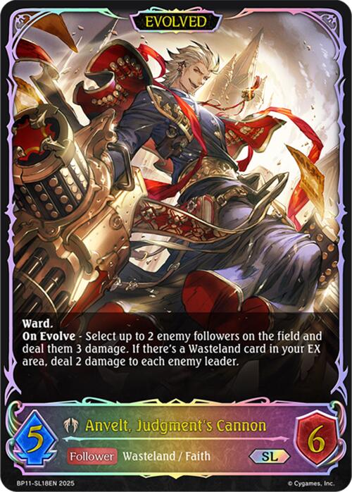 Anvelt, Judgment's Cannon (Evolved) (BP11 - SL18EN) [Bullet of Fate] - Card Brawlers