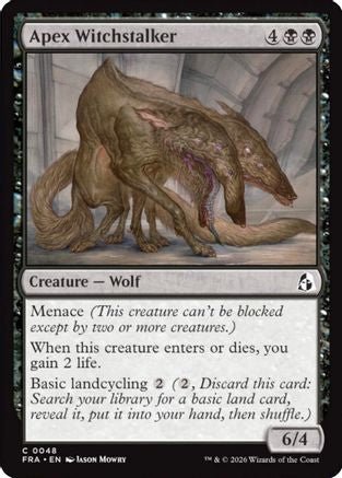 Apex Witchstalker (FRA-048) - Reality Fracture Foil - Card Brawlers