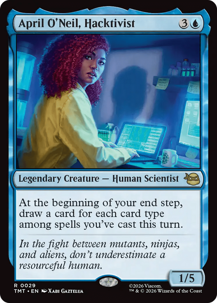 April O'Neil, Hacktivist [Teenage Mutant Ninja Turtles] - Card Brawlers