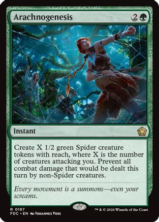 Arachnogenesis (FDC-187) - Commander: Foundations - Card Brawlers