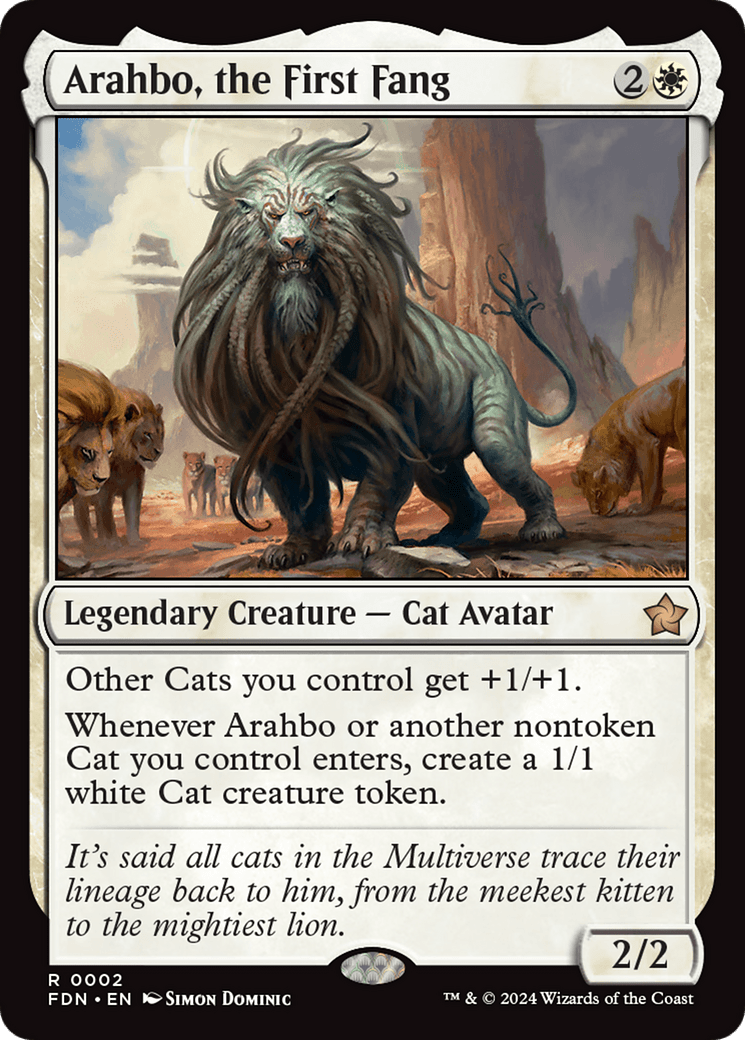 Arahbo, the First Fang [Foundations] - Card Brawlers