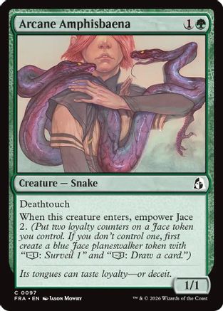 Arcane Amphisbaena (FRA-097) - Reality Fracture - Card Brawlers