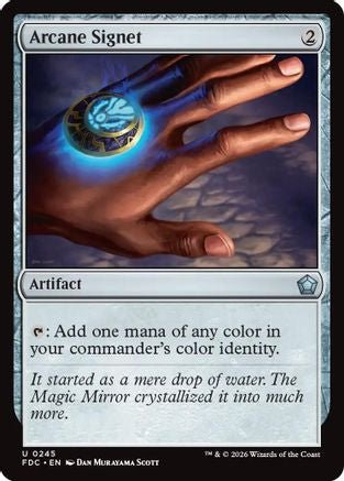 Arcane Signet (0245) (FDC-245) - Commander: Foundations - Card Brawlers